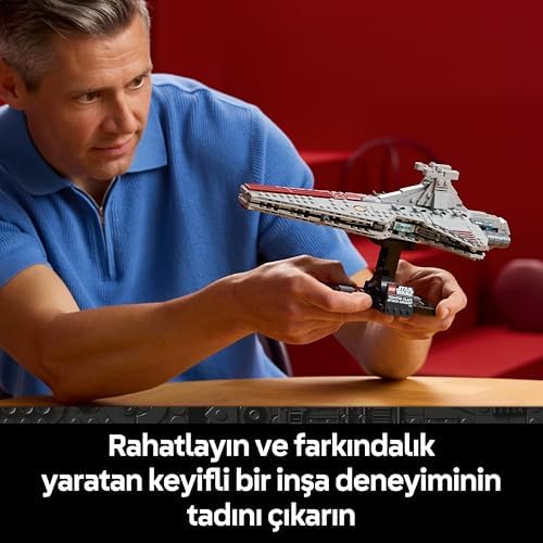 Alternative view of Venatör Sınıfı Saldırı Kruvazörü 75441 - Yetişkinler için Orijinal Detaylar ile İsim Levhalı Sergileme Standı İçeren Koleksiyonluk Yaratıcı Model Yapım Seti, Hediye Fikri (643 Parça)