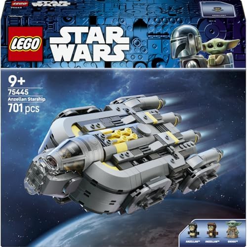 Alternative view of : Mandalorian ve Anzellan Starship’i 75445-9 Yaş ve Üzeri Çocuklar için Figür İçeren Yaratıcı Oyuncak Yapım Seti, Kız ve Erkek Çocuklara Yılbaşı Hediye Fikri (701 Parça)