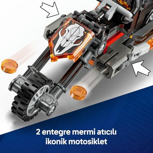 Alternative view of Örümcek Adam, Ghost Rider Motosikletine Karşı 76335-6 Yaş ve Üzeri Çocuklar için Örümcek Adam ve İskelet Ghost Rider Minifigürleri İçeren Oyuncak Yapım Seti, Hediye Fikri (72 Parça)