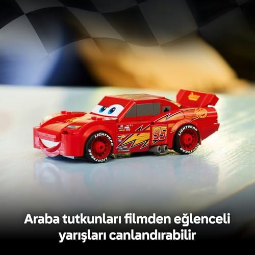 Alternative view of Speed Champions | Şimşek McQueen 77255 – 9 Yaş ve Üzeri Çocuklar için 'Lightyear' Baskılı Lastikler ve Ünlü Far Çıkartmaları İçeren Oyuncak Yapım Seti, Yaratıcı Hediye Fikri (270 Parça)