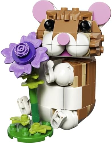 Alternative view of Creator 3’ü 1 Arada Sevimli Hamster ile Çiçek 31376 – 7 Yaş ve Üzeri Kız ve Erkek Çocuklar için Kirpi veya Kartala Dönüşebilen Yaratıcı Oyuncak Yapım Seti, Eğlenceli Hediye Fikri (166 Parça)