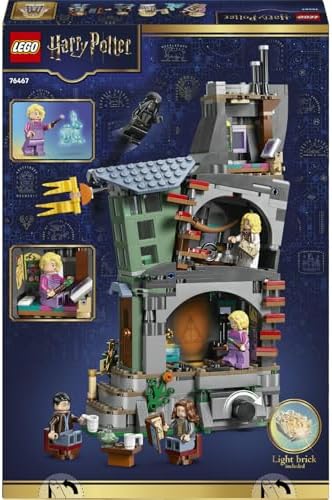 Potter Luna Lovegood’un Evi 76467-10 Yaş ve Üzeri Çocuklar için Luna Lovegood, Hermoine, ve Ölüm Yiyen Minifigürleri İçeren Yaratıcı Oyuncak Yapım Seti, Hediye Fikri (764 Parça)