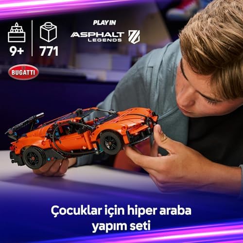 Alternative view of Bugatti Chiron Pur Sport Araba 42222 – 9 Yaş Üzeri Kız ve Erkek Çocuklar için Gerçekçi Hareketler ve Mekanizmalar İçeren Yarış Arabası Oyuncak Yapım Seti, Hediye Fikri (771 Parça)