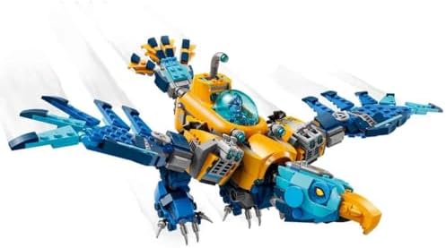 Timsah Denizaltı 71512 – 8 Yaş ve Üzeri Çocuklar için, Zoey, Arika Minifigürleri ve Grimspawn Figürü İçeren 2 İnşa Seçenekli Yaratıcı Oyuncak Yapım Seti, Hediye Fikri (1107 Parça)