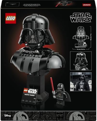 Alternative view of Vader Büstü 75439 - Yetişkinler için Vader Minifigürü ile İsim Levhalı Stant İçeren Yaratıcı Dekoratif Model Yapım Seti, Kadınlar ve Erkekler için Hediye Fikri (349 Parça)