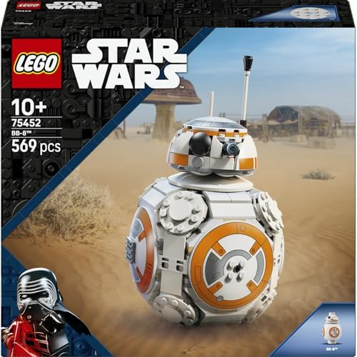 Alternative view of BB-8 Astromech Droidi 75452-10 Yaş ve Üzeri Çocuklar için Standart Boyutlu BB-8 Figürü İçeren Koleksiyonluk Yaratıcı Oyuncak Yapım Seti, Çocuklar için Hediye Fikri (569 Parça)