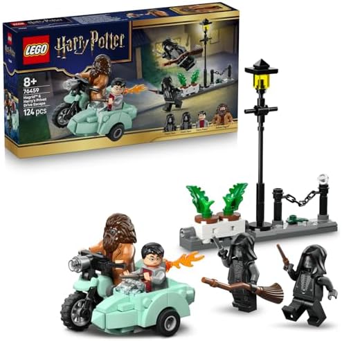 Alternative view of Potter Hagrid ve ’nin Privet Drive Kaçışı 76459-8 Yaş ve Üzeri Çocuklar için Potter, Hagrid ve Ölüm Yiyen Minifigürleri İçeren Oyuncak Yapım Seti, Hediye Fikri (124 Parça)