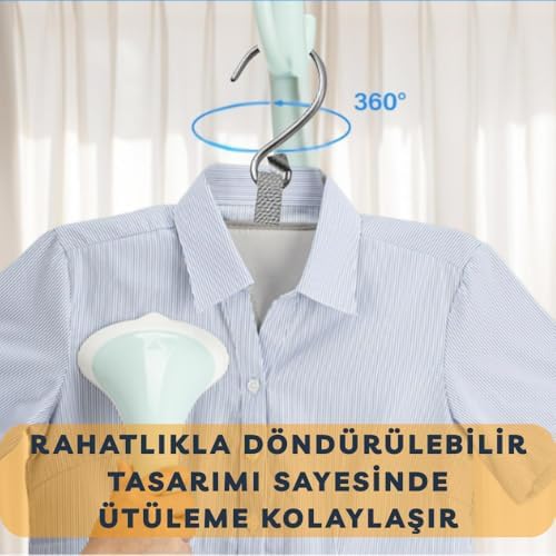 Beylini Buharlı Dikey Ütü Matı 5 Katman Asılabilir Yanmaz Çift Taraflı Dayanıklı Keçeli Buharlı Ütü Bezi Gri 50X80 cm
