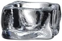 Nude 24323 Ice Cube Kare Dondurmalık Servis Tabağı – Kristal, 9 cm, El İmalatı