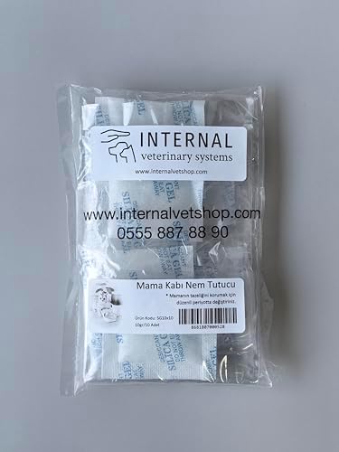 Pet Mama Kabı Nem Tutucu, 10'lu Paket (10 GR X 10 ADET), Kedi Köpek Mama Kabı Nem Tutucu