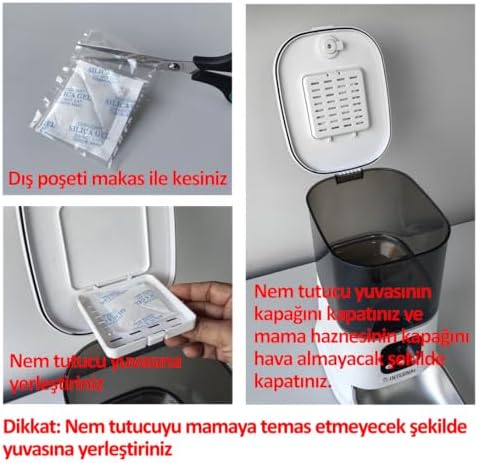 Alternative view of Pet Mama Kabı Nem Tutucu, 10'lu Paket (10 GR X 10 ADET), Kedi Köpek Mama Kabı Nem Tutucu