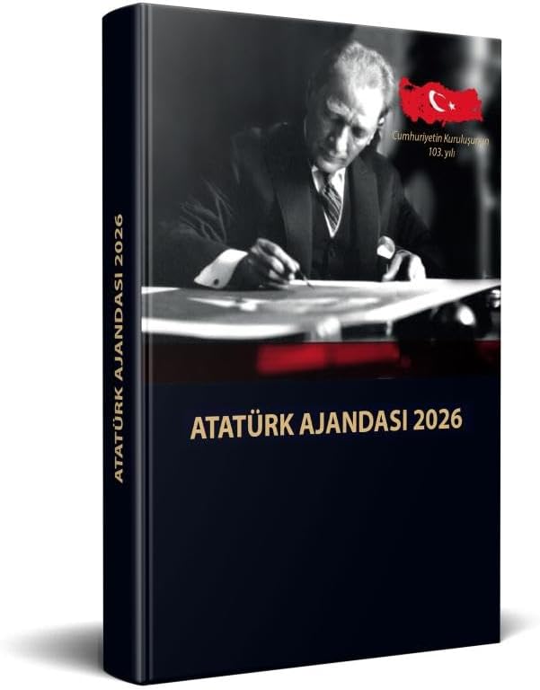 Alternative view of 2026 Atatürk Ciltli Ajanda ve Kulplu Termos Bardak