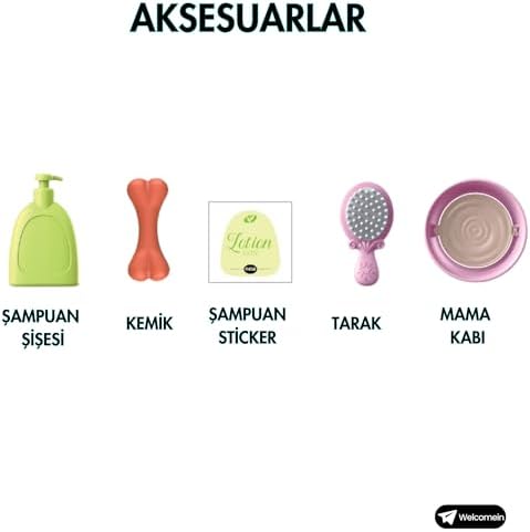 Alternative view of Oyuncak Sesli Işıklı Yürüyen Hareketli Köpek Taşıma Çantalı Aksesuarlı Set Taşınabilir Çanta +Pil (Mavi-Sarı)