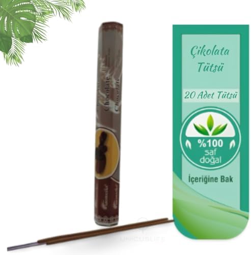 Unicuslife Aromaika Çikolata (chocolate) Çubuk tütsü (20 Adet)
