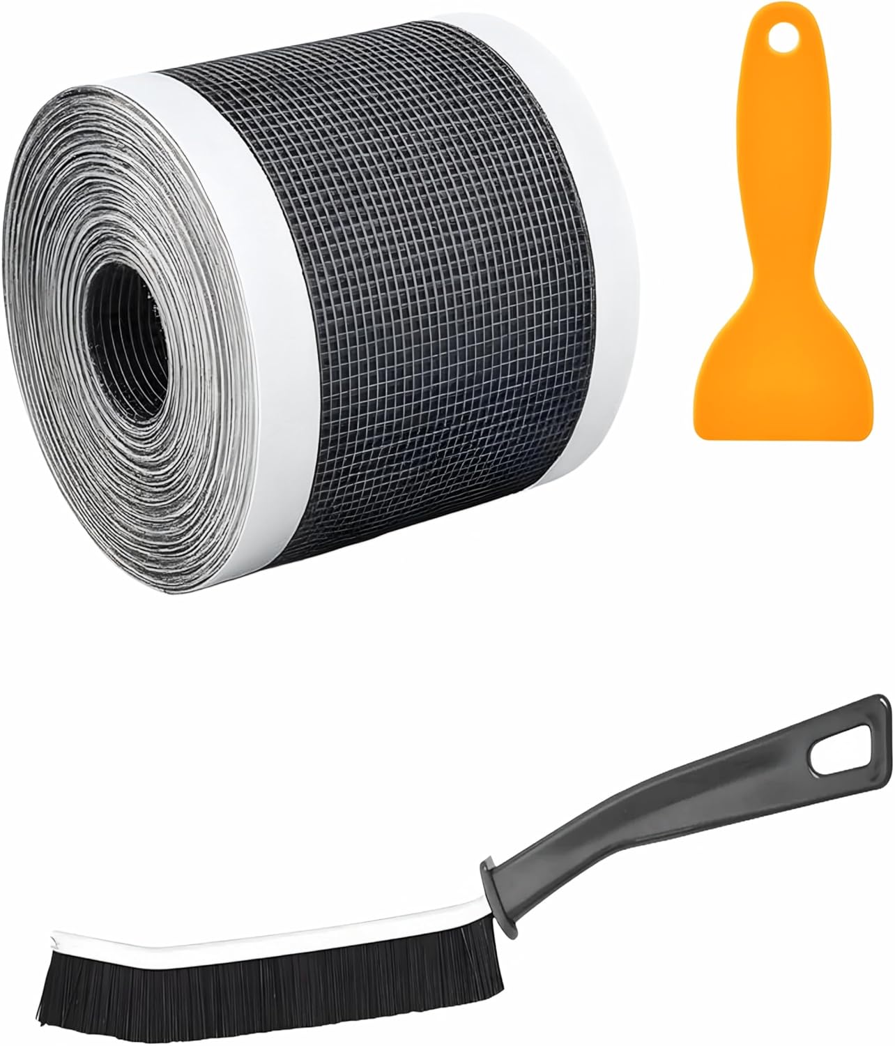 Alternative view of PVC Lavabo Duşakabin Küvet Süzgeci, 4 Metre Kesilebilir Kendinden Yapışkanlı Saç Toplayıcı File, Gider Tıkanma Önleyici, 5 Kat Uzun Ömürlü, Tahliye Filtresi, Kıl Temizleme Fırçası Hediyeli