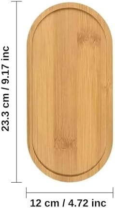 Alternative view of Life Bambu Oval Sunum Servis Tepsisi Tabağı Yağdanlık Sabunluk Altlığı MIT1223