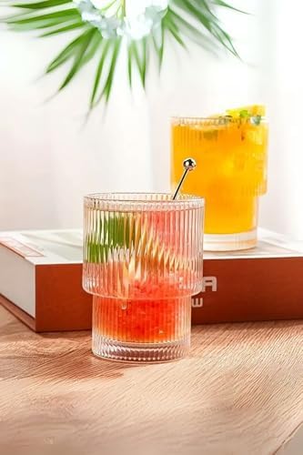 Alternative view of Life 2 Adet 300 ML Origami Stil Dayanıklı Su Meşrubat Kahve Cam Bardak MIT1199