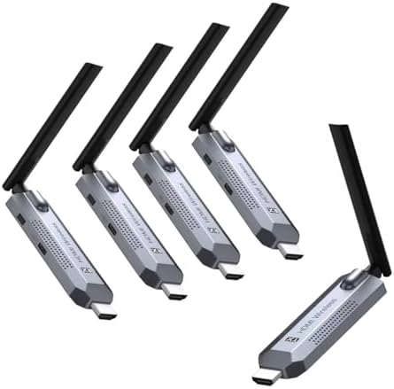 Alternative view of Kablosuz 1 to 4 Kablosuz HDMI Verici ve Alıcı Seti – 1080P 60Hz Full HD, 50m Menzil, Tak ve Çalıştır, İnternet Gerektirmez, Çoklu Ekran Yansıtma için HDMI Kit | 4G146