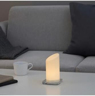 Alternative view of Adellövskog Beyaz 16 Cm Led'Li Blok Mum Ürün