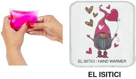KALPLİ NOEL CÜCESİ CEP SOBASI,EL ISITICI,SICAK SU TORBASI PVC 10x9,5cm