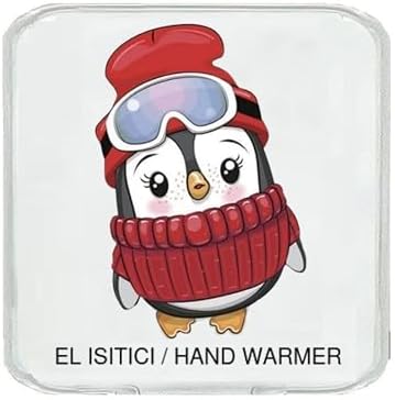 BERELİ PENGUEN CEP SOBASI,EL ISITICI,SICAK SU TORBASI PVC 10x9,5cm