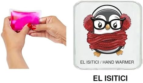 ATKILI PENGUEN CEP SOBASI,EL ISITICI,SICAK SU TORBASI PVC 10x9,5cm