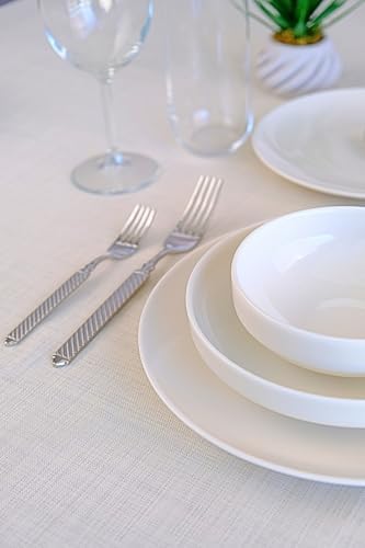 Tabakevi Tabak Evi Porselen Beyaz Yemek Takımı 6 Kişilik 24 Parça