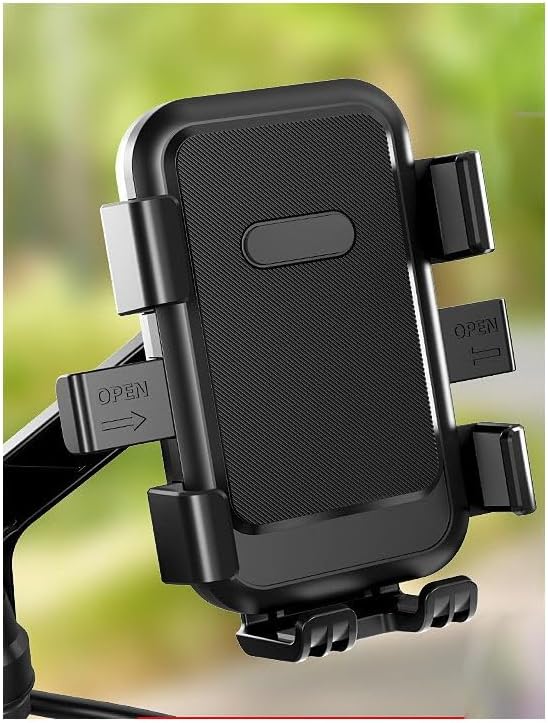 Ga76 Motor Motosiklet Telefon Tutucu Tek El Kullanım Ayna Montaj (Ga76 Ayna Montajı)