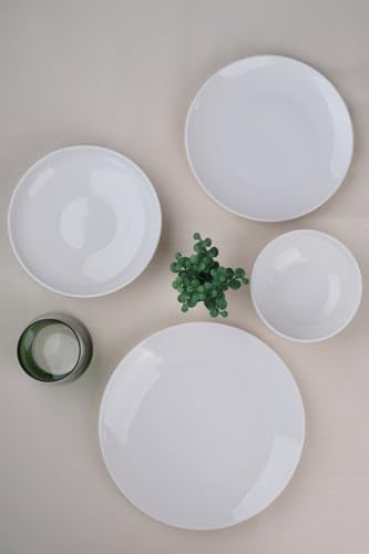 Alternative view of Tabakevi Tabak Evi Porselen Beyaz Yemek Takımı 4 Parça Tek Kişilik