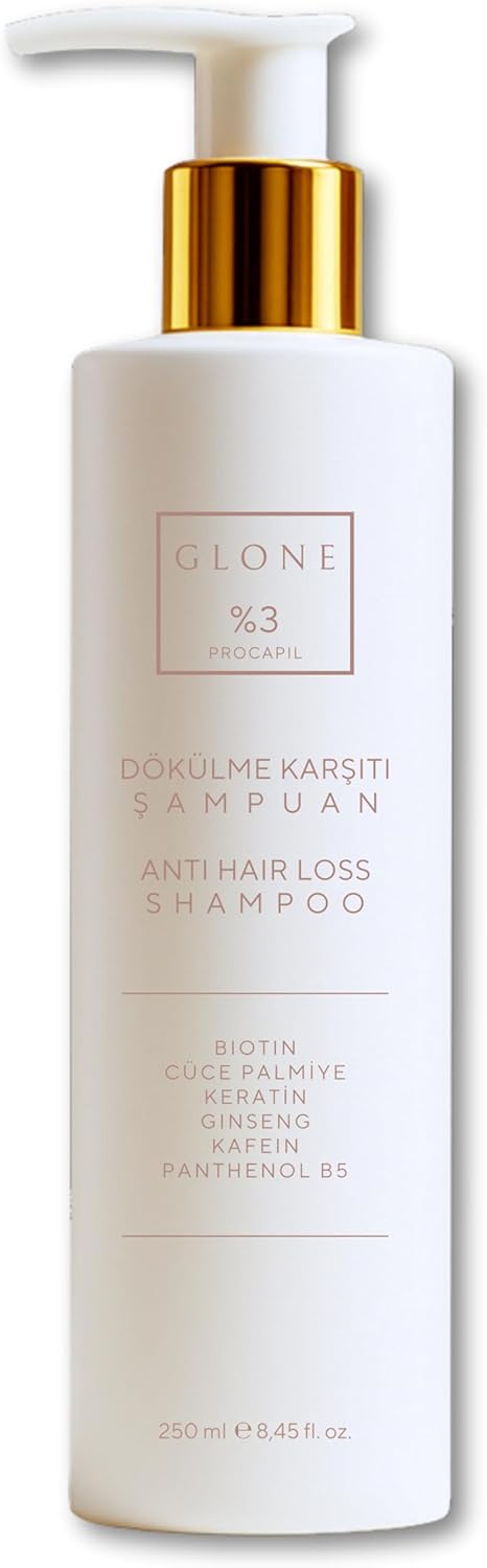 Alternative view of GLONE Dökülme Karşıtı Onarıcı Şampuan, 250ml -%3 Procapil & Keratin, Kırılma ve Koparak Dökülmelere Karşı Güçlendirici, Sülfatsız