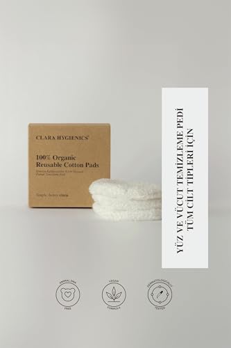 Alternative view of Reusable 100% Organic Cleansing Pads (3 pieces in 1) Makyaj Temizleme Pamuğu