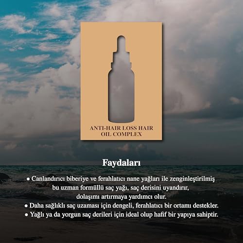 Anti-Hair Loss Hair Oil Complex 50 ml - & Mint Oil Saç Bakım Yağı