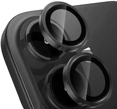 Alternative view of 17 ile uyumlu Kamera Lens Koruma Kolay Takabilen Görüş Açısını Bozmayan Yüksek çözünürlüklü Premium Advice Safir Kamera Lens Koruma (Siyah, 17)