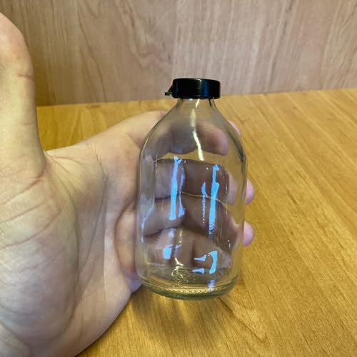 10 Adet 100 Ml Düğün, Kına, Nişan, Kolonya, Koku, Hediyelik Şişesi Kapaklı 100 Cc Cam Şişe (Siyah)