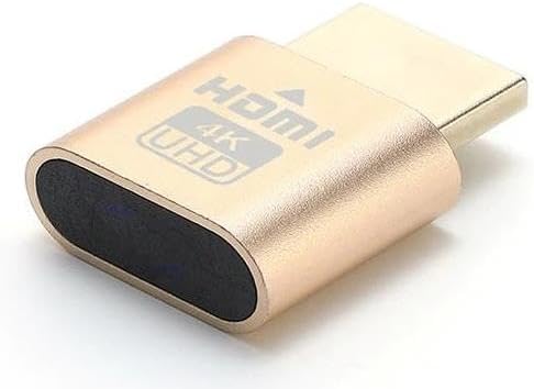 5245 Hdmi 4k Uhd Dummy Plug Minning Bitcoin Sanal Monitör Ekran Kartı Emülatörü Maksimum Çözünürlük: 4K UHD (4096 x 2160 @ 60Hz)