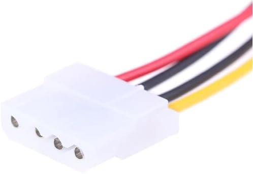 4348 Sata Kasa Hdd Dişi Erkek 4 pin Power Molex Güç Kablosu 20 cm