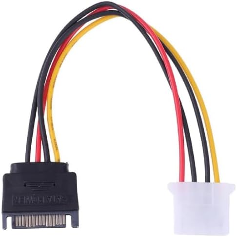 Alternative view of 4348 Sata Kasa Hdd Dişi Erkek 4 pin Power Molex Güç Kablosu 20 cm