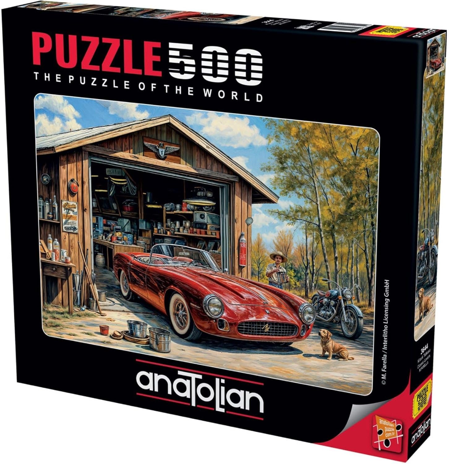 Alternative view of Puzzle - Klasik Tutkusu,500 Parça Puzzle, #3644