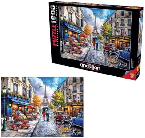 Alternative view of Puzzle - Çifte Kumrular,1000 Parça Puzzle, #1209