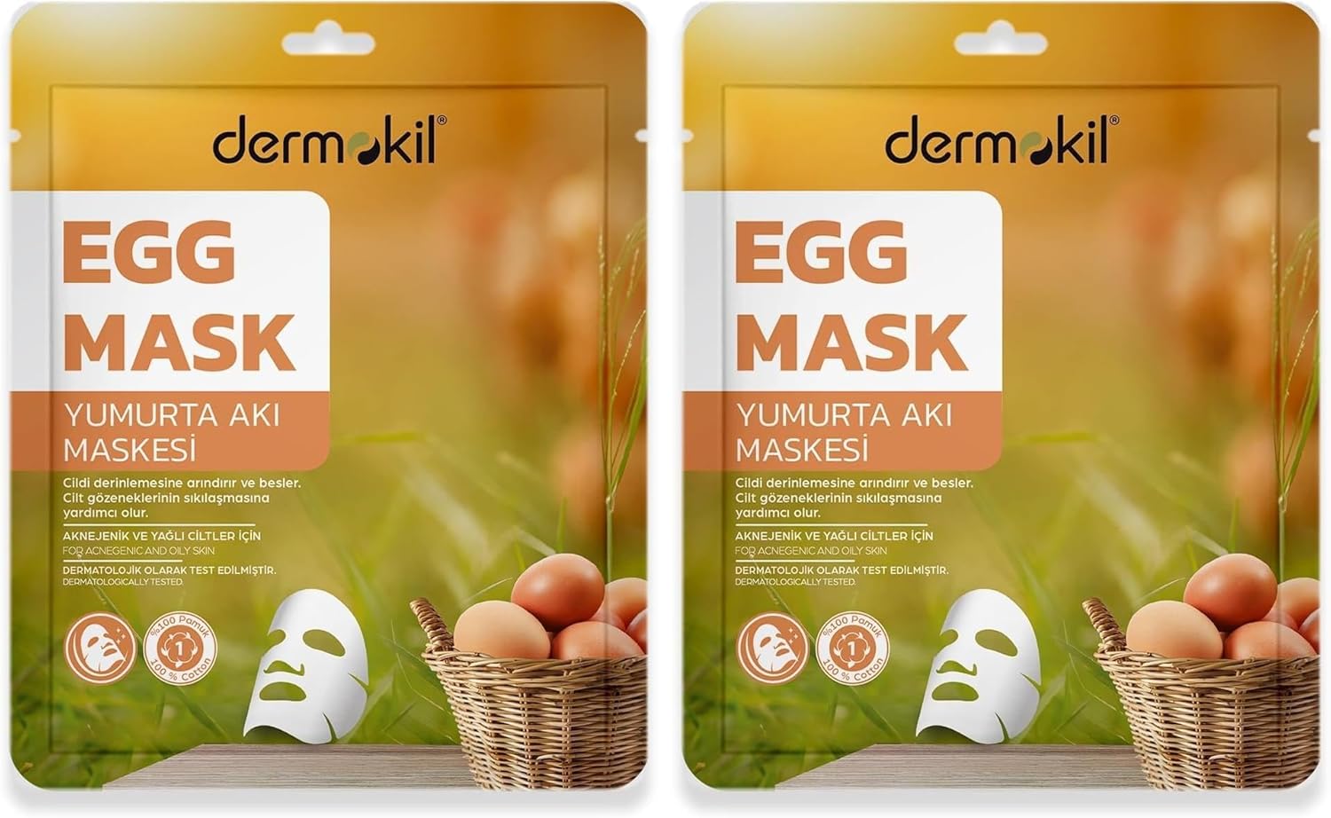 Alternative view of Yumurta Maskesi Aknejenik ve Yağlı Ciltler için 20 gr 2li paket