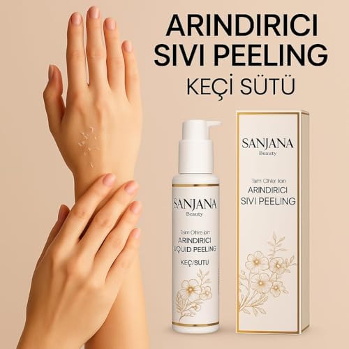 Alternative view of SANJANA Beauty Keçi Sütlü Arındırıcı Sıvı Peeling 125 ml – Tüm Cilt Tipleri İçin – Siyah Nokta ve Ölü Deri Karşıtı Bakım