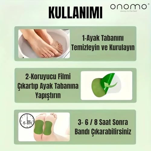 Alternative view of Bitkisel Akapuntur Ayak Bandı, Zencefil ve Nane Özlü, Yorgunluk ve Ağrı Giderici, 10 Adet
