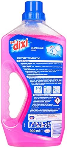 Dixi Yaban Gülü Kokulu Yüzey Temizleyici, 1 x 900 ml 2li paket