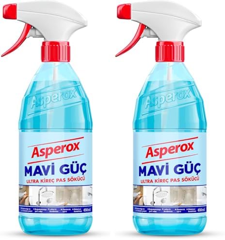 Asperox Mavi Güç Yağ Çözücü Sprey 650 ml 2li paket