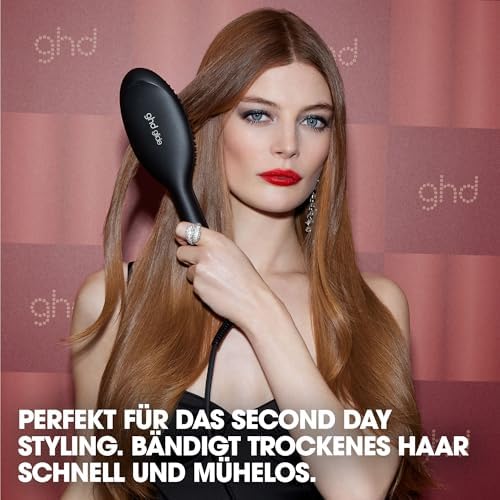 ghd Glide Fırça, Çantalı, Taraklı Hediye Seti Siyah