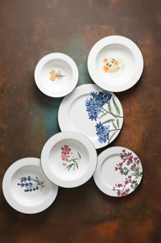 Tabakevi Tabak Evi Porselen New Flower Yemek Takımı 6 Kişilik 24 Parça Bns24Ykprs1104
