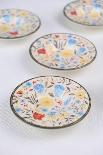 Tabakevi Tabak Evi Porselen Fiori Çay Tabağı Seti 12Cm 6 Parça Bns6Ctprs1217