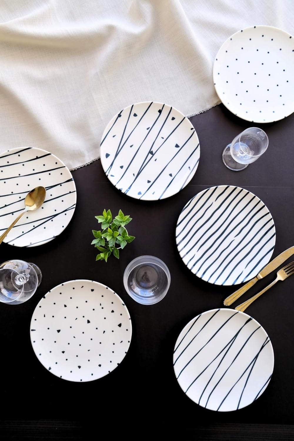 Tabakevi Tabak Evi Porselen Pasta Tabağı 20Cm 6 Kişilik 6 Parça Tvl6Ptprs1108