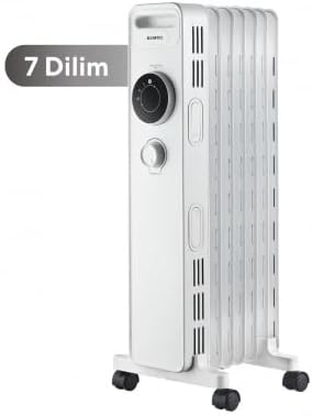 KUM-1220S 7 Dilim Beyaz Radyatör