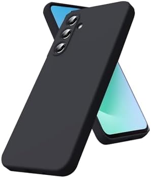 & AKSESUAR Galaxy S25 Fe ile Uyumlu İçi Kadife Kamera Korumalı Lansman Silikon Kılıf İnce Yapılı Tam Koruma Sağlayan Kamera Korumalı Kılıf (Siyah)